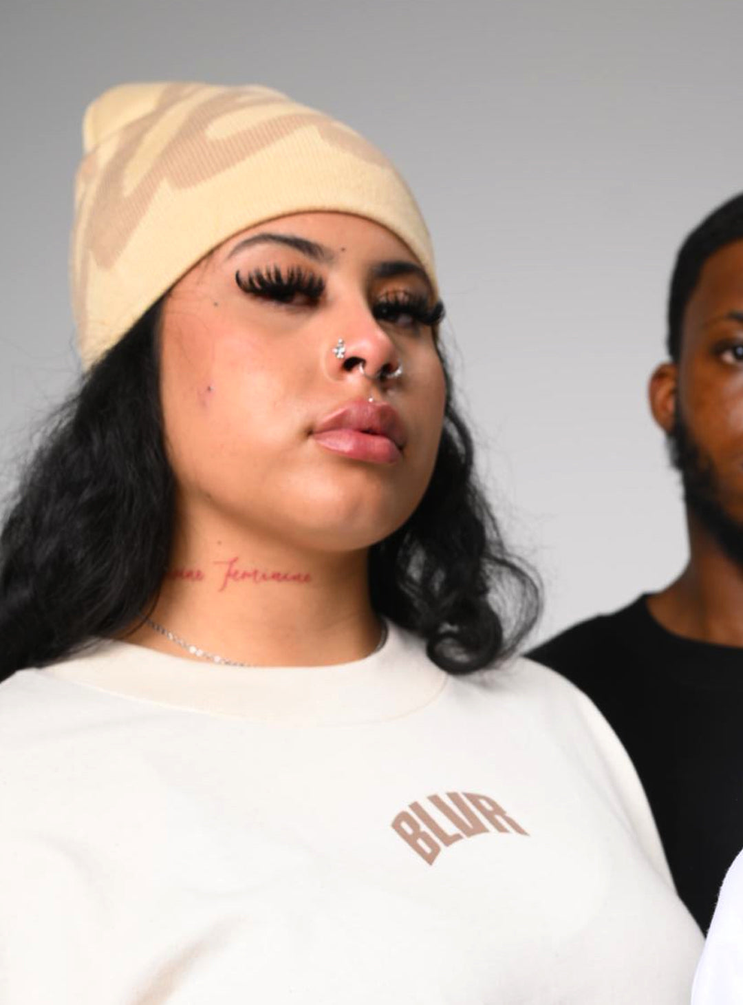 Cream Fearless Beanie - Unisex