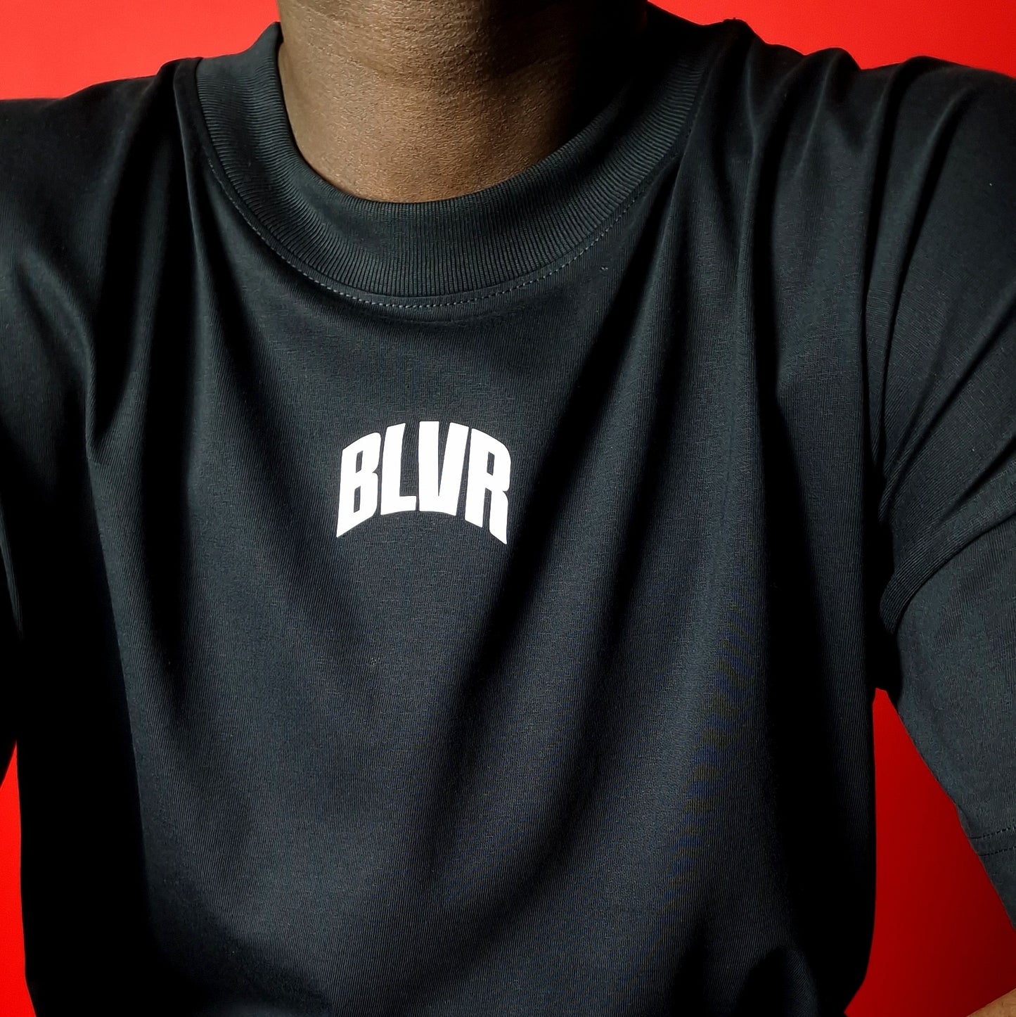 Restock - Black 'BLVR' T-Shirt - Unisex