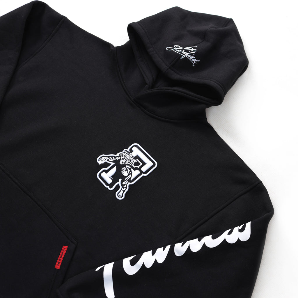 Black Fearless oversized hoodie - Unisex