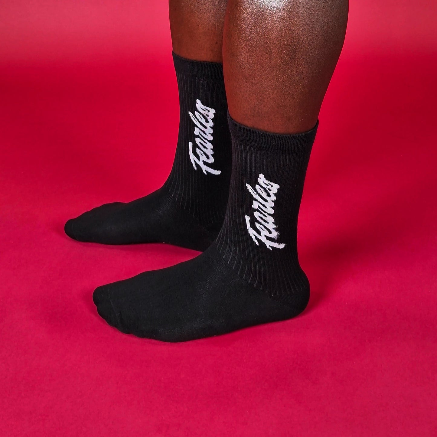 Black Fearless Signature Socks