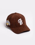 CORDUROY MONOGRAM SNAP CAP