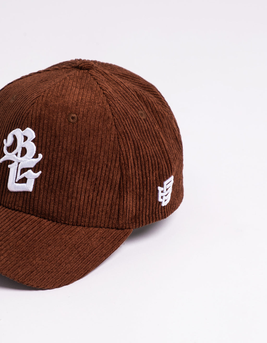 CORDUROY MONOGRAM SNAP CAP