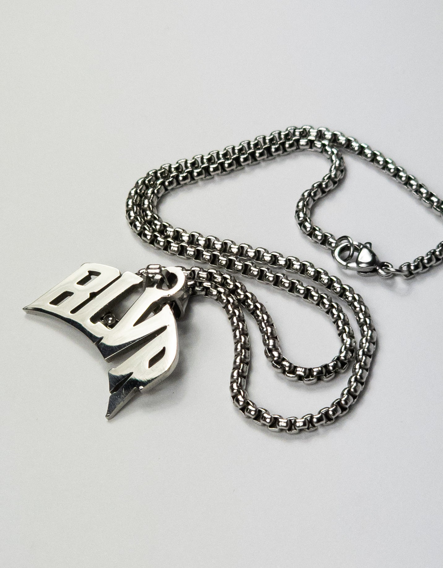 BLVR Pendant Necklace - Stainless Steel