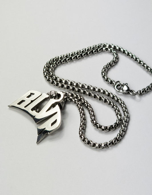 BLVR Pendant Necklace - Stainless Steel