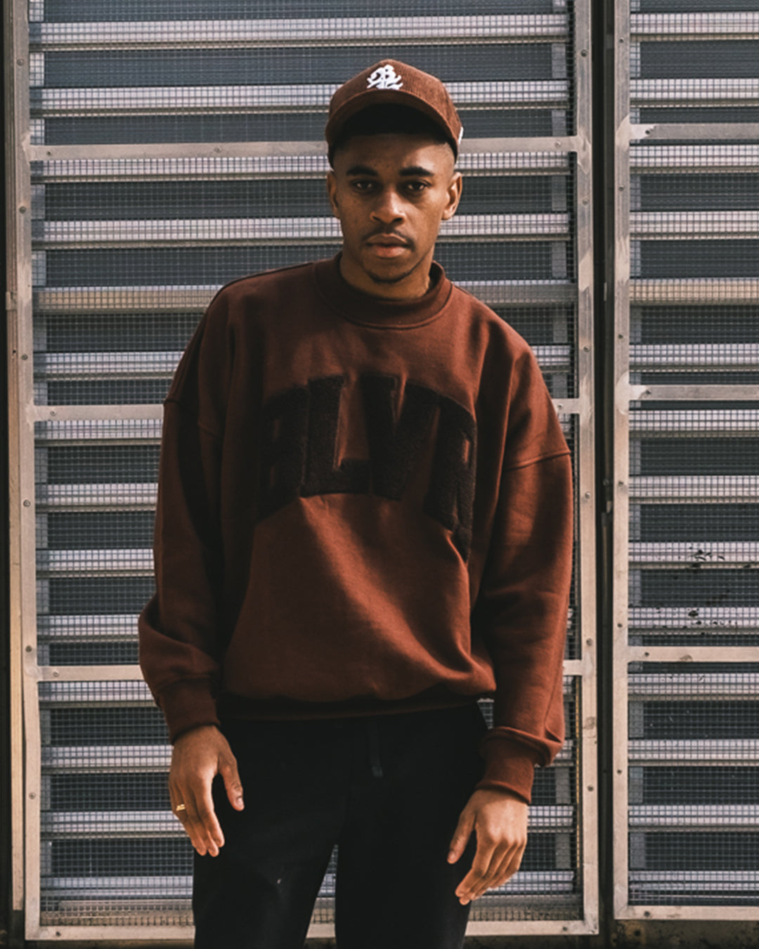 BLVR SWEATSHIRT - COFFEE BROWN