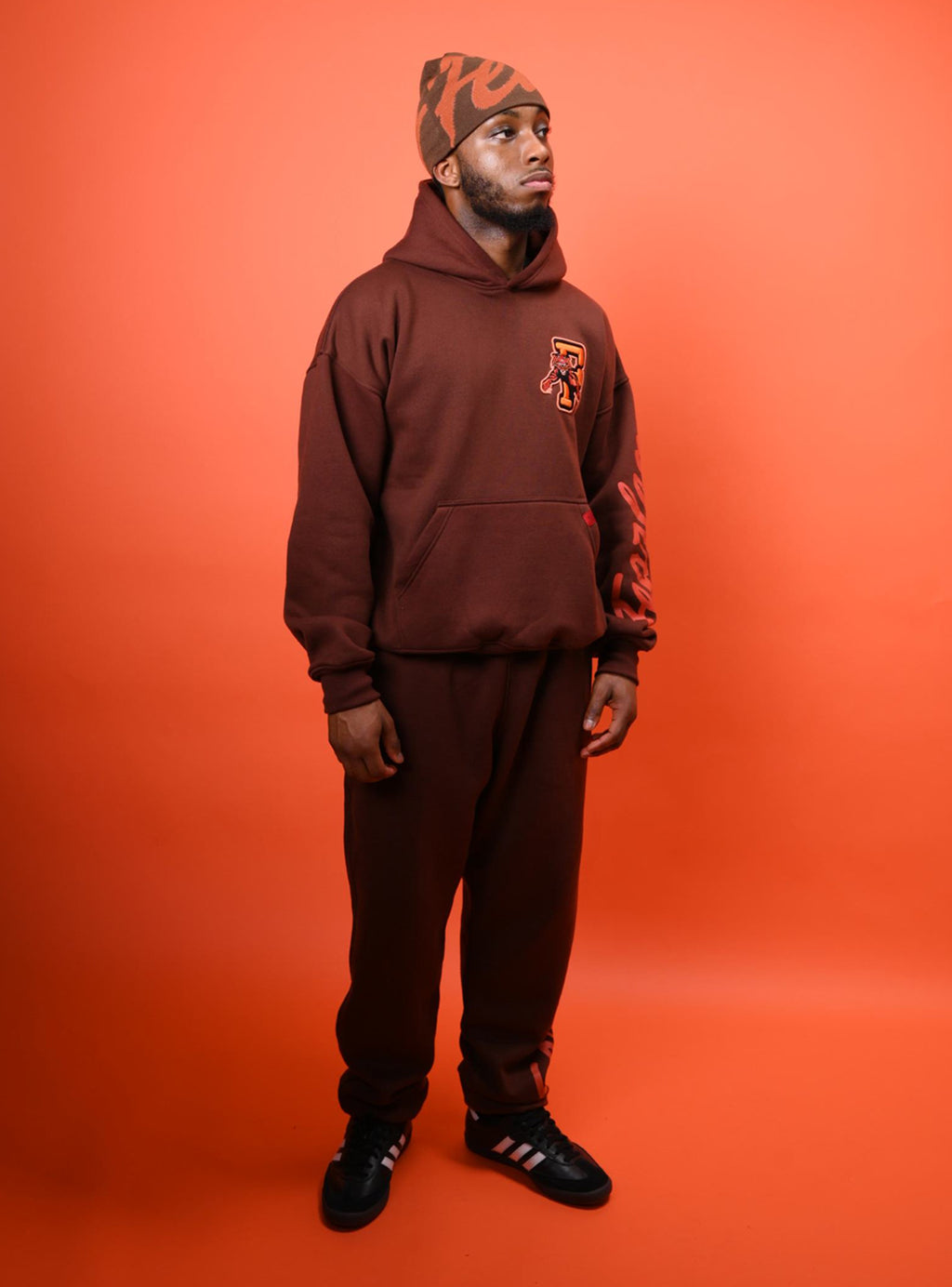 Coffee Fearless Cuffed Bottoms - Unisex