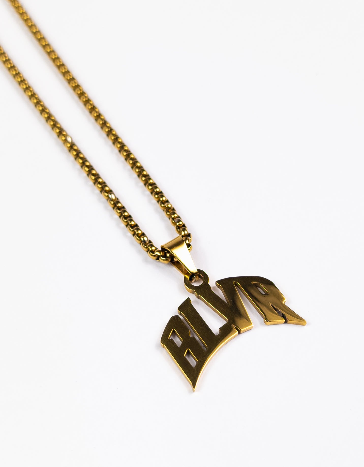 BLVR Pendant Necklace - Gold