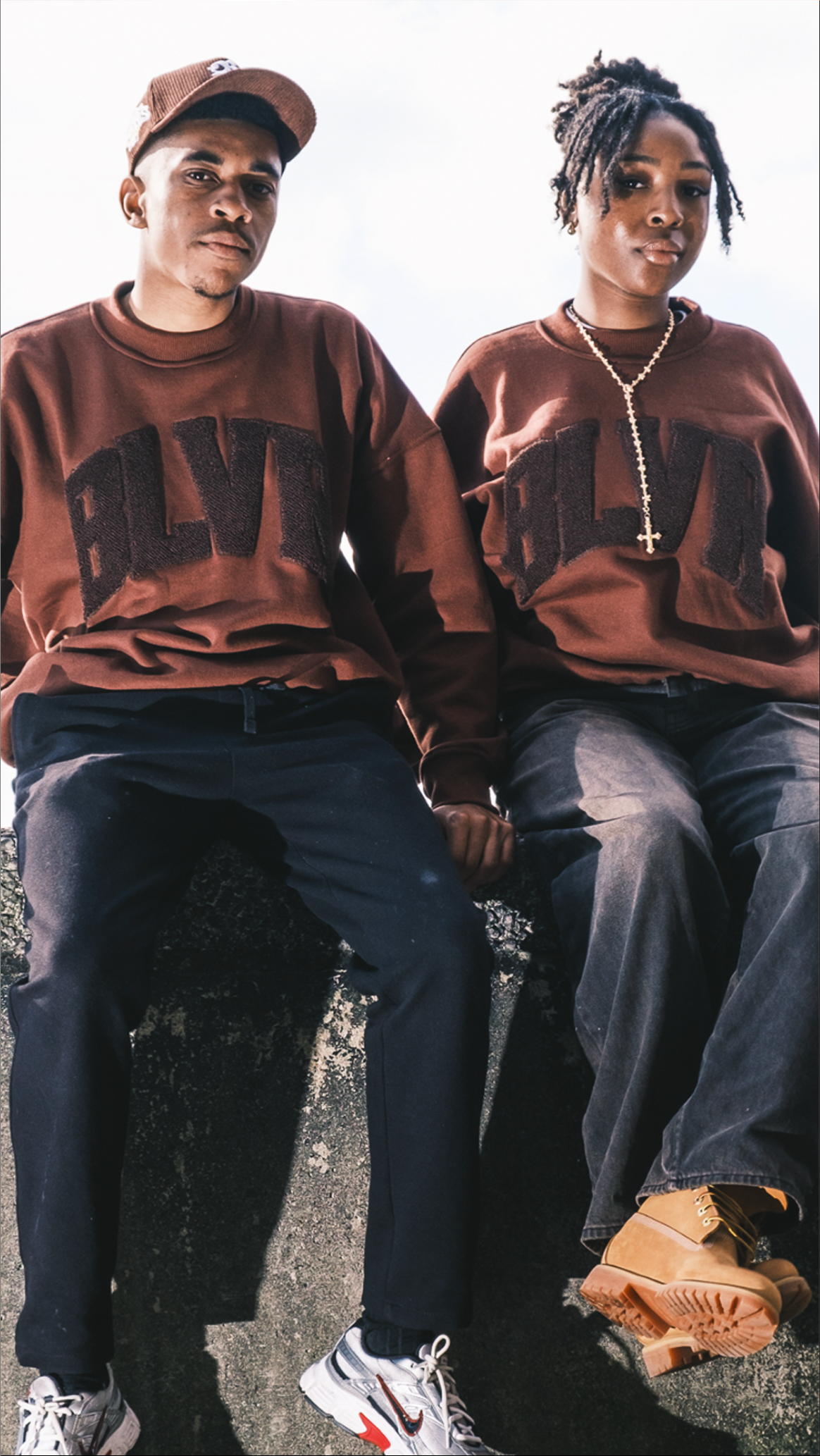 BG BLVR SWEATSHIRT - COFFEE BROWN