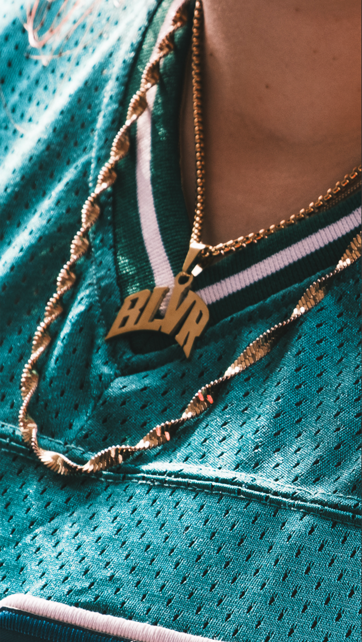 BLVR Pendant Necklace - Gold