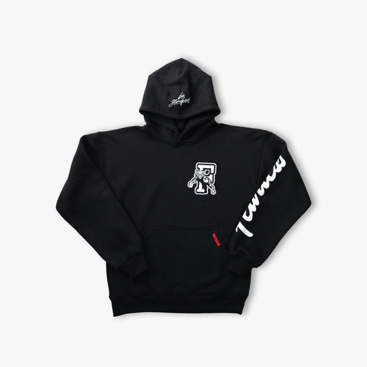 Black Fearless oversized hoodie - Unisex