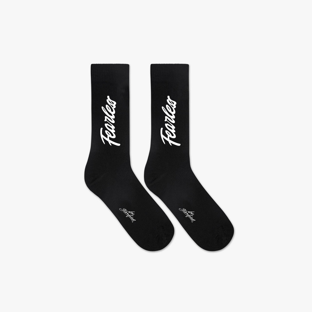 Black Fearless Signature Socks