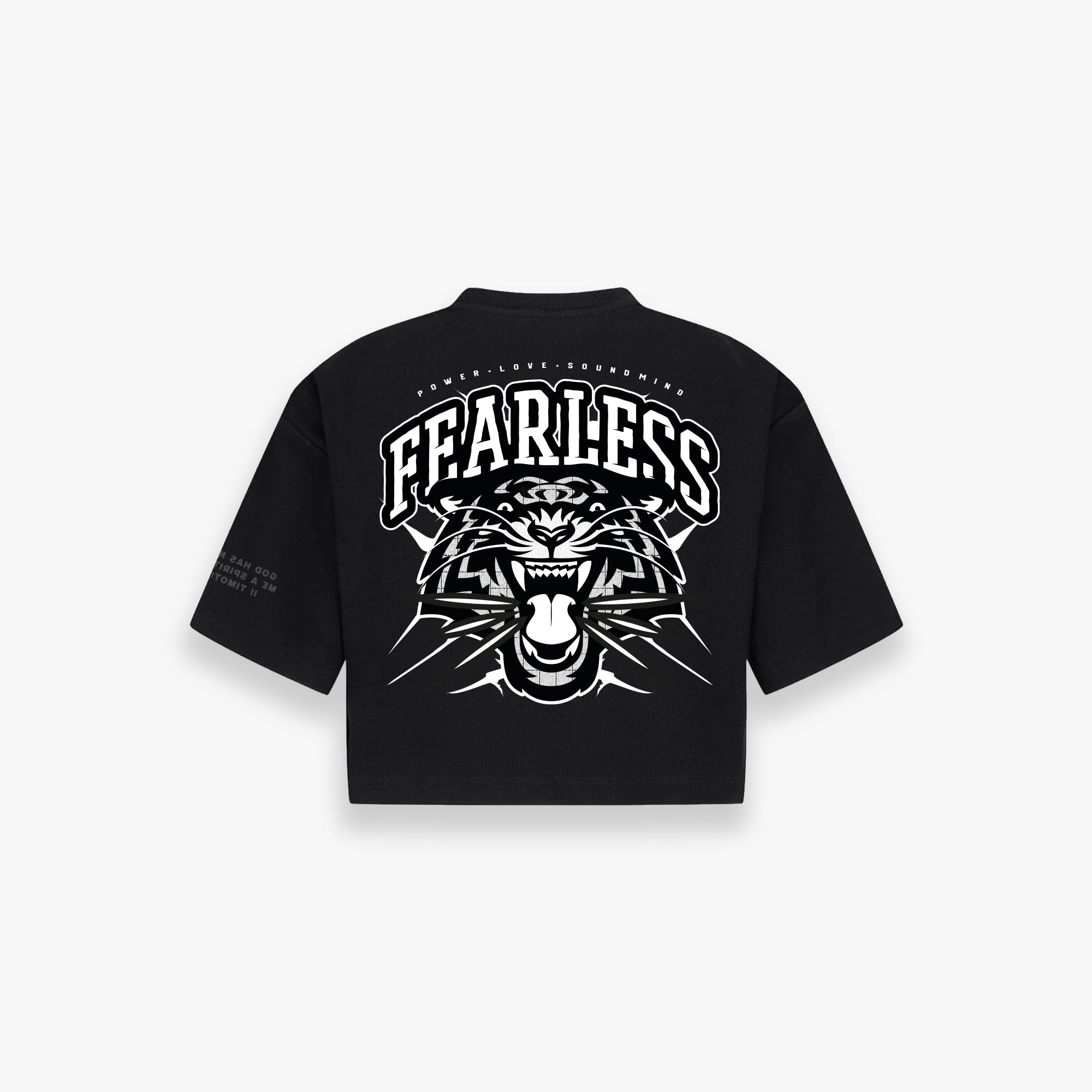 FEARLESS CROPPED TEE