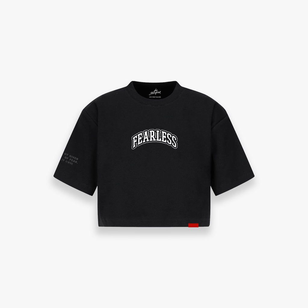 FEARLESS CROPPED TEE
